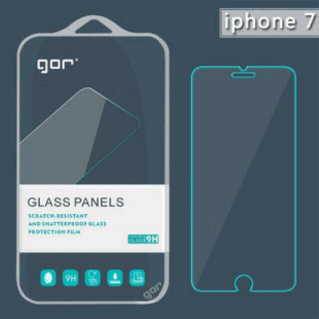 Bộ 2 Kính Cường Lực GOR Cho IPHONE SE 2022/SE 2020 / 7/8 - Trong Suốt, Vát Viền 2.5D