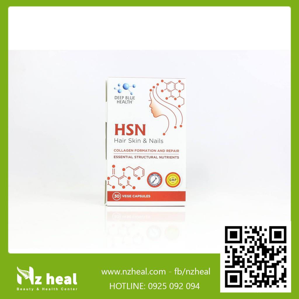 Viên uống HSN Deep Blue Health dưỡng ẩm sáng da dưỡng tóc móng | BigBuy360 - bigbuy360.vn