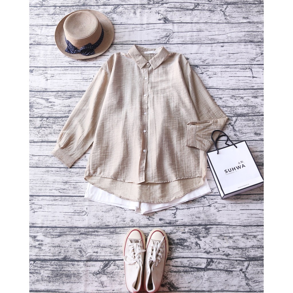 ÁO SƠ MI BASIC VẠT HIGHLOW