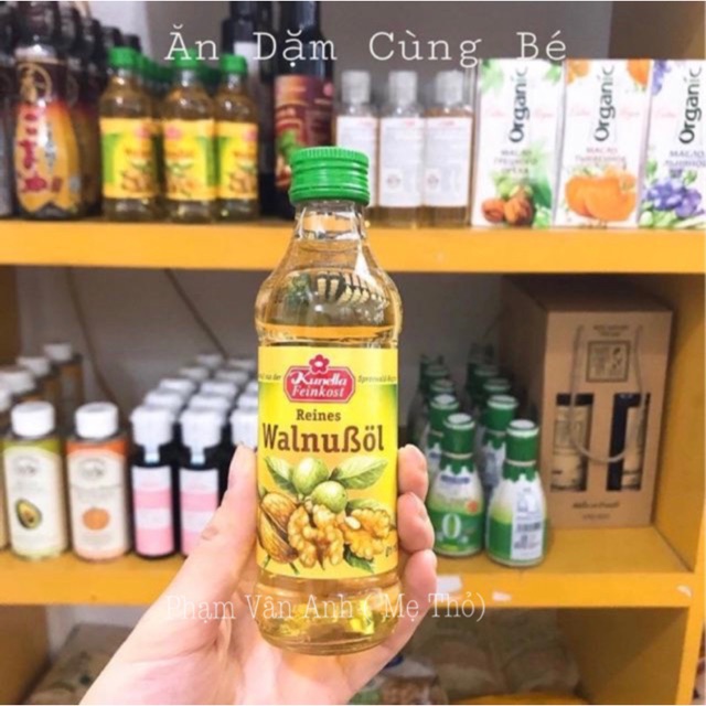 Dầu óc chó Đức cho bé