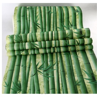 Giấy dán tường mẫu - rừng trúc đậm khổ 45cm 1 mét