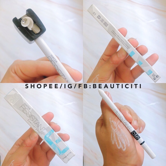 CHÌ TRẮNG KẺ MÍ TRONG KHÔNG TRÔI MENOW WATER RESISTANT EYELINER PENCIL | BigBuy360 - bigbuy360.vn