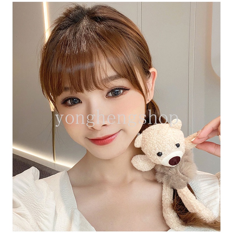 Dây Buộc Tóc Cao Su Co Giãn Kiểu Dáng Hoạt Hình Dễ Thương Dành Cho Nữ