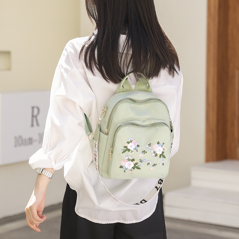 Ba Lô Vải Oxford Thêu Họa Tiết Truyền Thống Đa Năng Thời Trang Nữ 2022