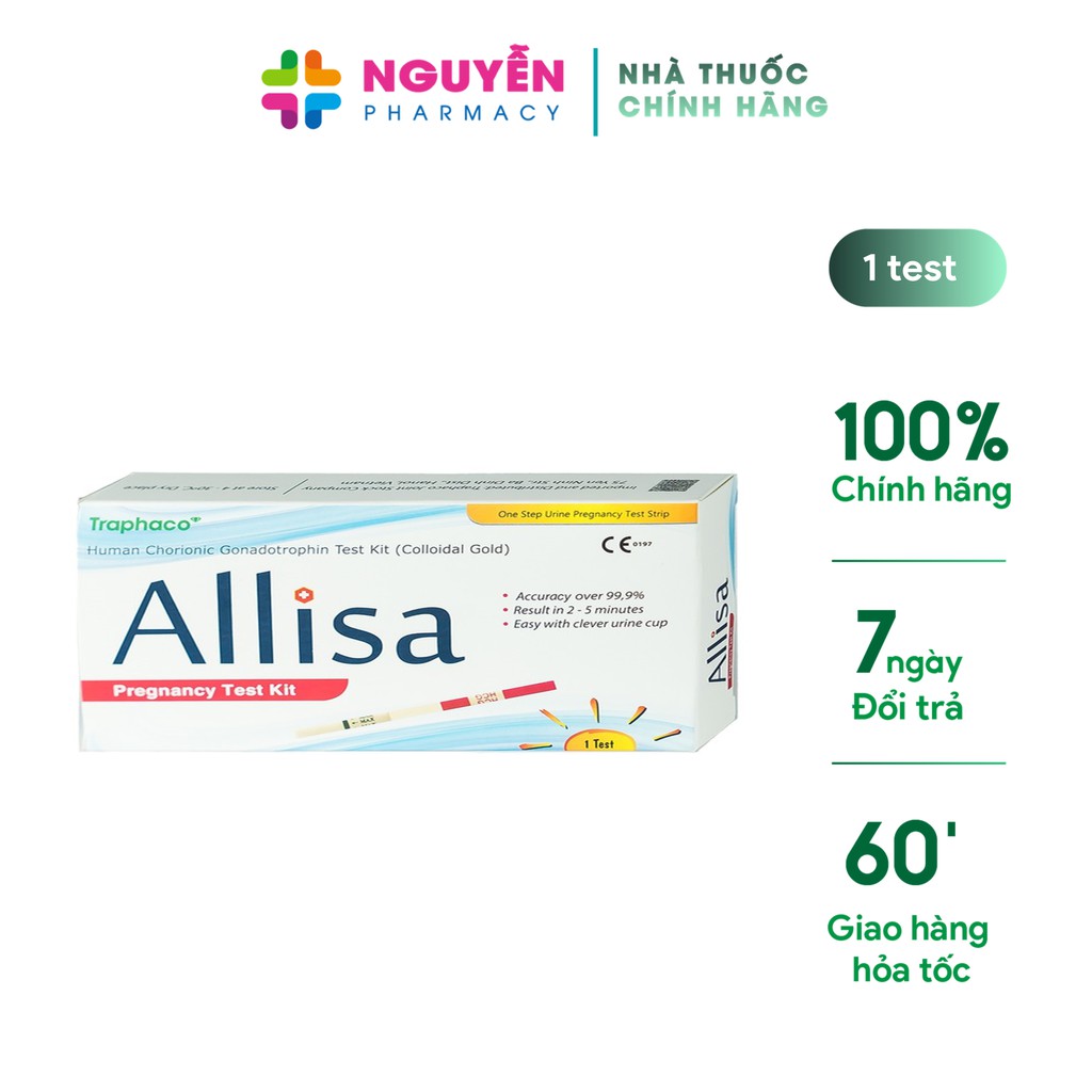 Que thử thai Allisa - Trapharco