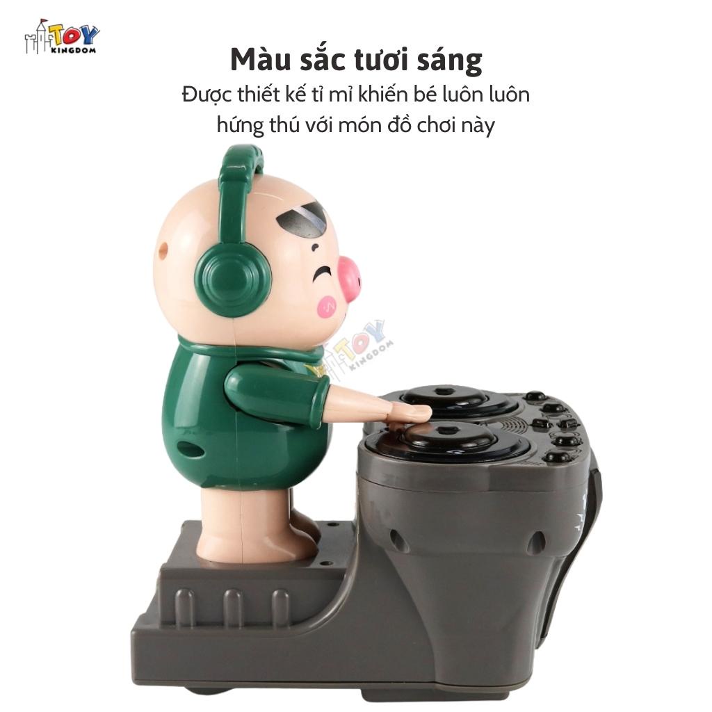 Heo Phát Nhạc - Chú Heo Chơi DJ Năng Động Siêu Dễ Thương Nhảy Theo Nhạc Tiếng Anh Và Đèn Cho Bé