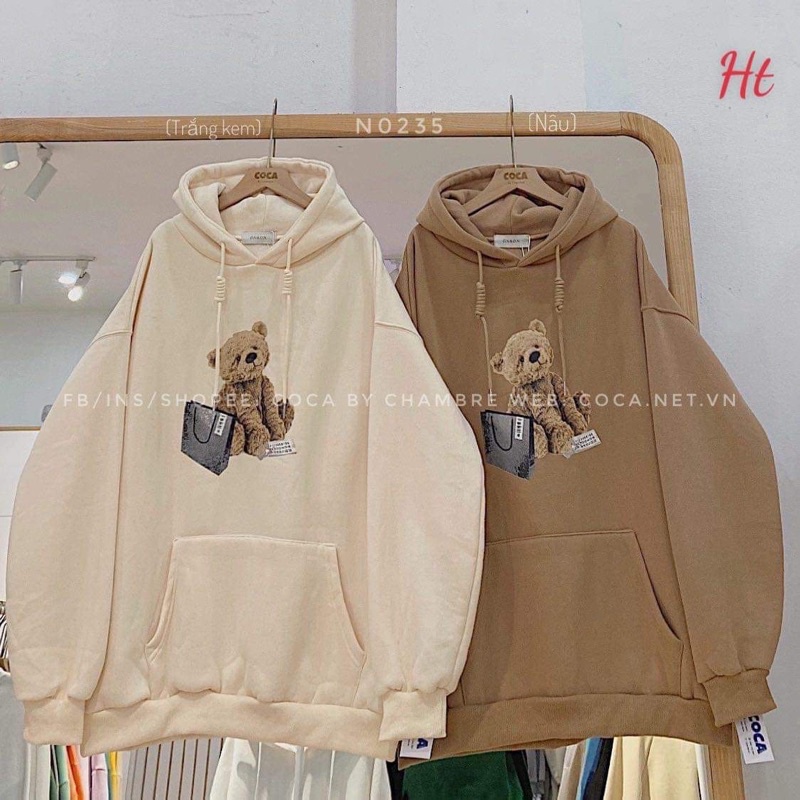 Áo hoodie Cotton gấu túi xách H2A | BigBuy360 - bigbuy360.vn