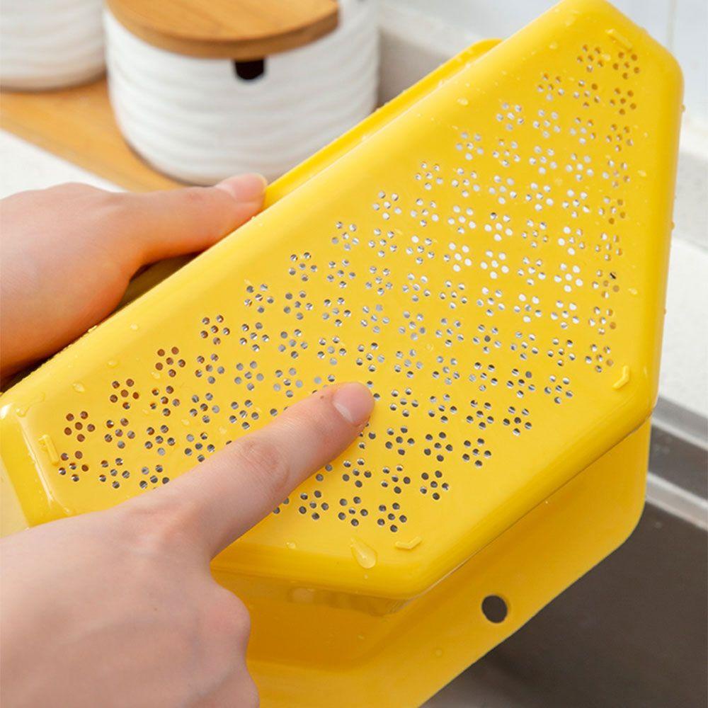 LEISURE Giá Đựng Xốp Rửa Chén Gắn Bồn Rửa Tiện Dụng Cho Nhà Tắm