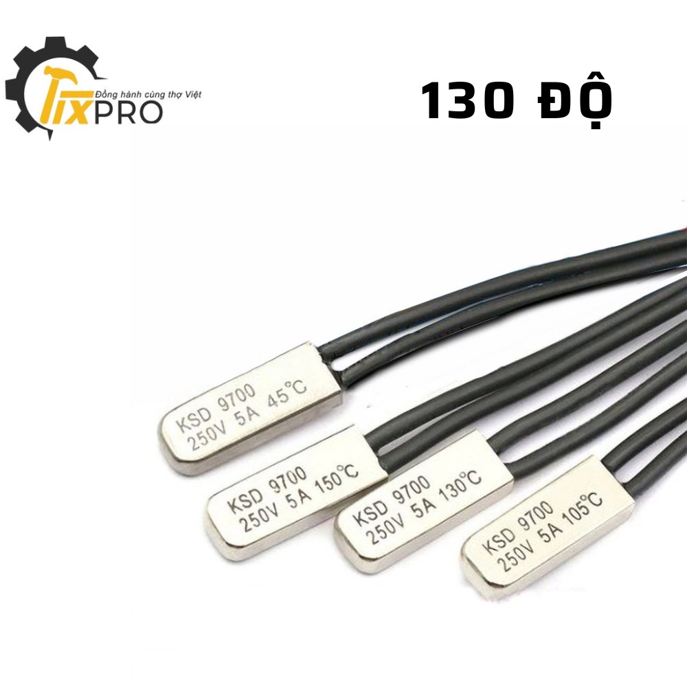 Rơ le nhiệt KSD9700 130 độ 5A 250V