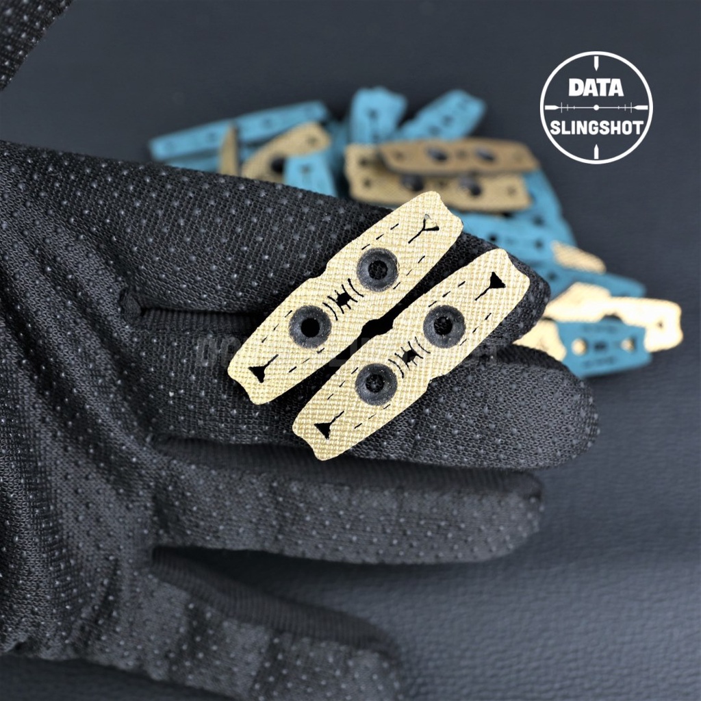 Miếng Da Định Tâm DT16 cho Ná Cao Su dùng cho bi 7mm 75mm và 8mm chống trơn hạn chế thấm nước - DATA SlingShot