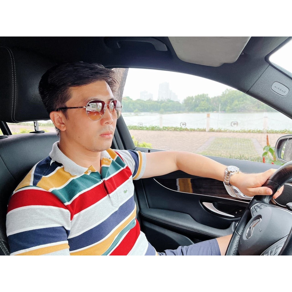 Kính Mát Calvin Klein CK19314S  mắt nâu trà, viền vàng