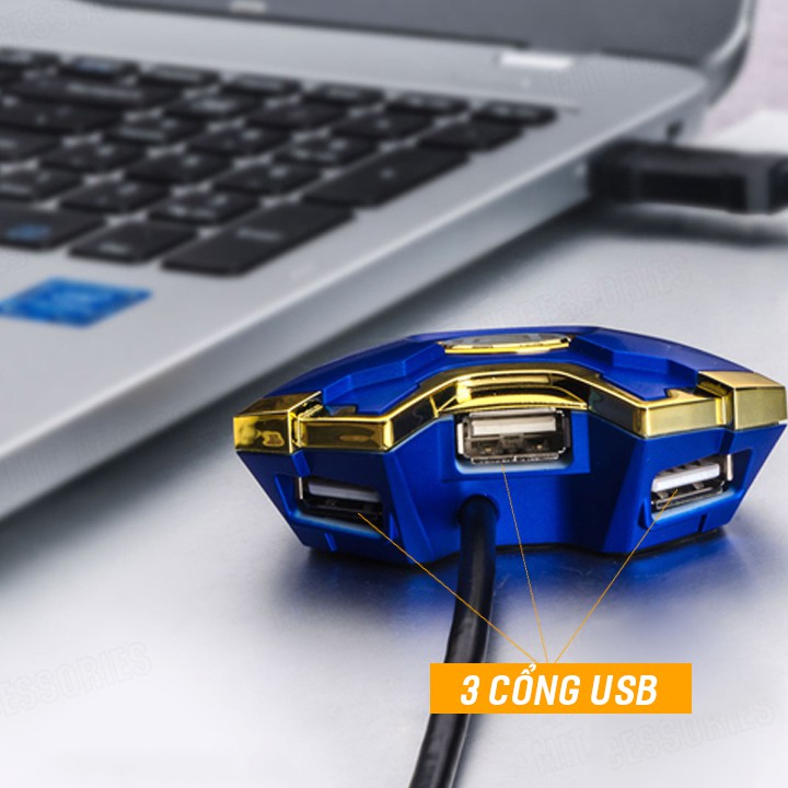 Hub chia 1 ra 3 cổng USB tốc độ cao Remax RU-U10