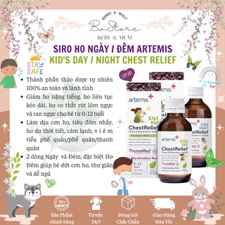 Siro Ho Artemis Chest Relief Day Night New Zealand 100ml cho bé từ 0-12y