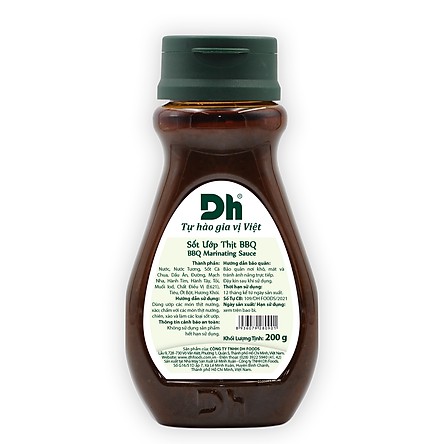 Sốt Ướp Thịt Nướng BBQ DH Foods 200g | BigBuy360 - bigbuy360.vn