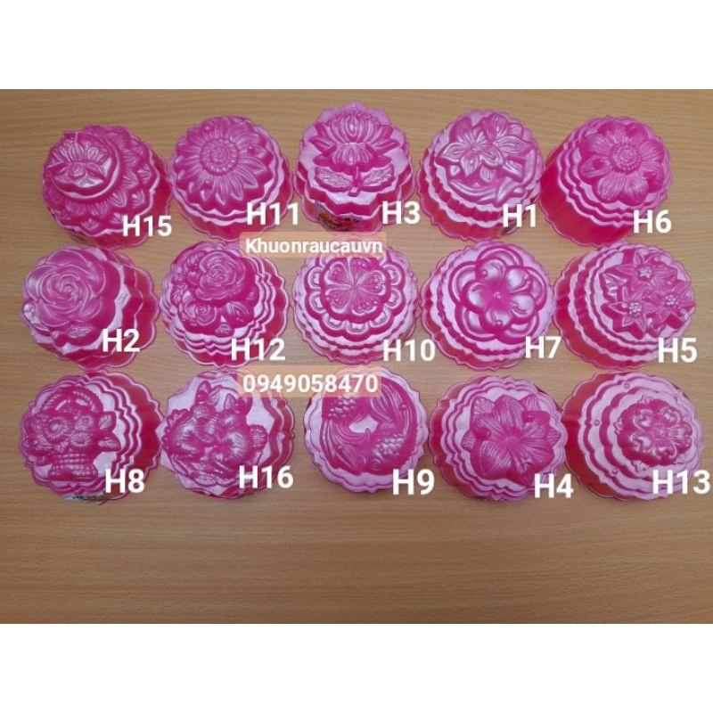 Khuôn rau câu Trung Thu, khuôn nhấn xôi thôi nôi , bánh da lợn 9-10 cm- Hàng đẹp