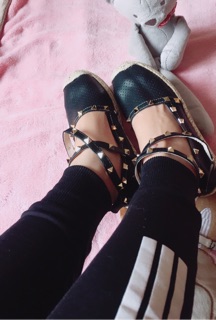 Slip on cói đinh