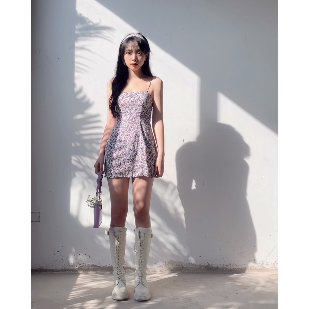 Đầm 2 dây hoa nhí MONÁ - MIRA