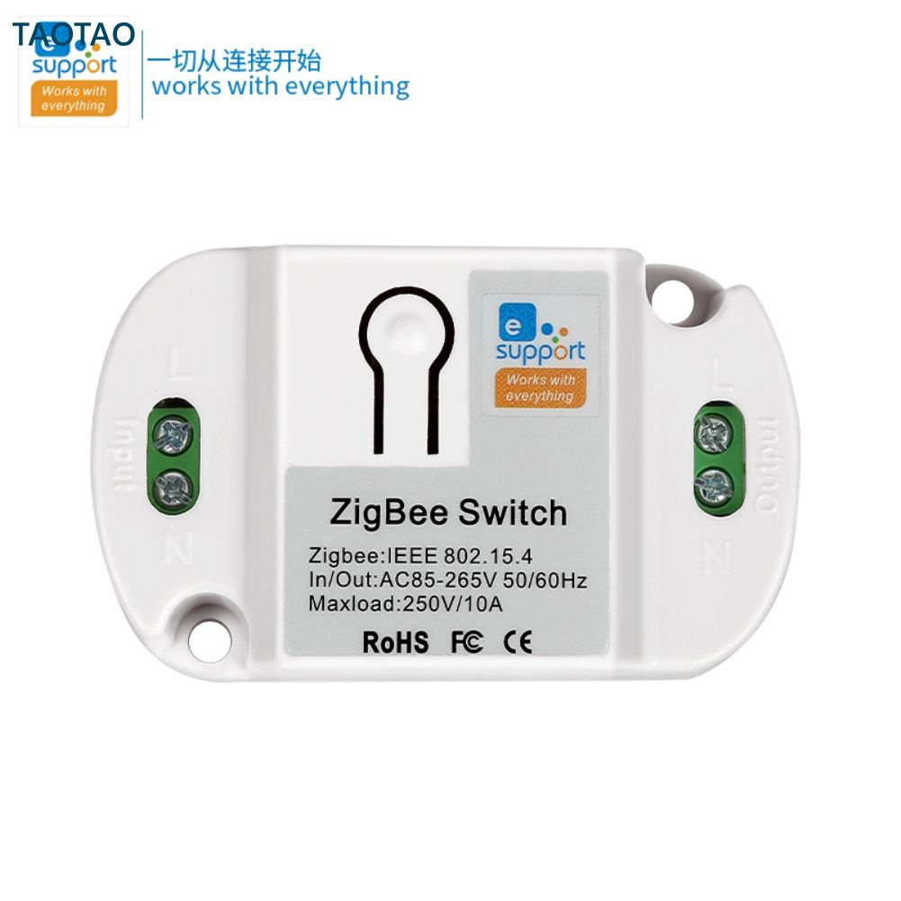 Bộ 1 - 5 mô đun công tắc điều khiển từ xa qua ứng dụng thông minh zigbee tương thích với alexa/ ac85-265v/ 10a