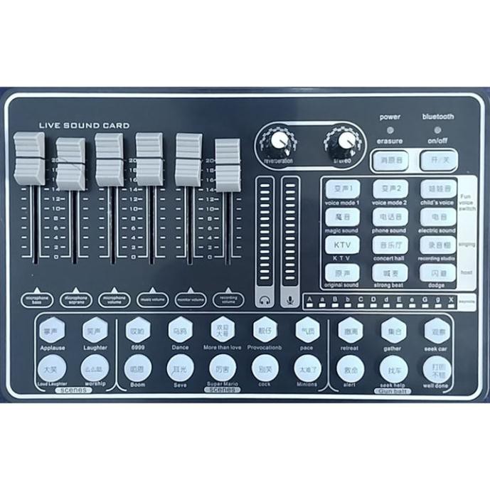 Bộ sound card thu âm karaoke livestream H9 chính hãng BH 1 đổi 1