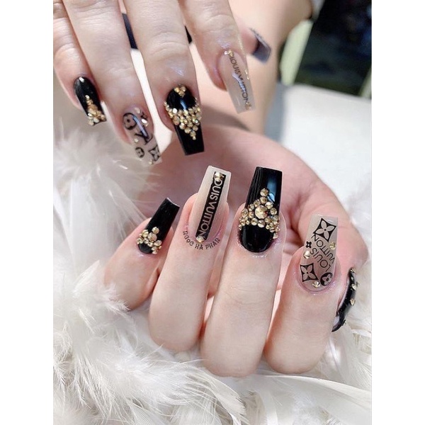 đá khối trang trí móng tay chân( 1 gói 50 viên)