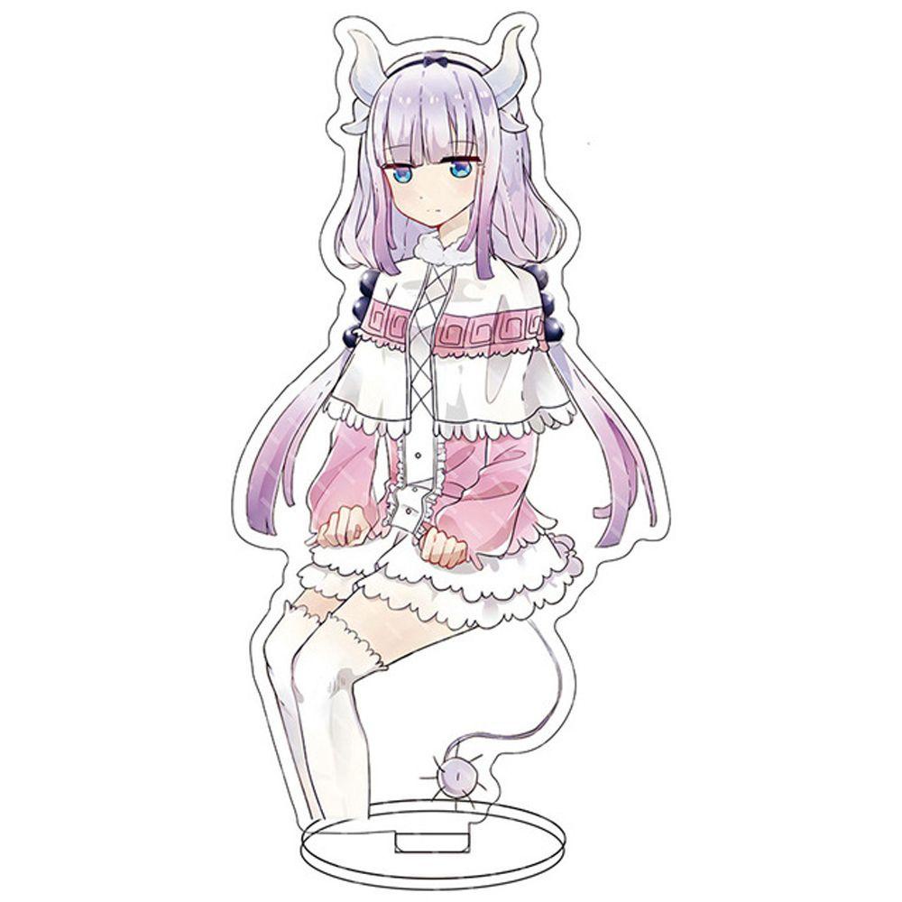 Tấm mô hình hai mặt trang trí nhân vật hoạt hình anime Kobayashi San Chi No Maid Dragon acrylic làm quà tặng trẻ em