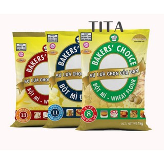 Bột mì đa dụng bakers' choice 1kg loại số 13, số 11, số 8