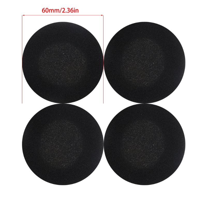 Set 2 Cặp Đệm Xốp Mềm Bọc Đầu Tai Nghe Thay Thế 45MM / 60MM