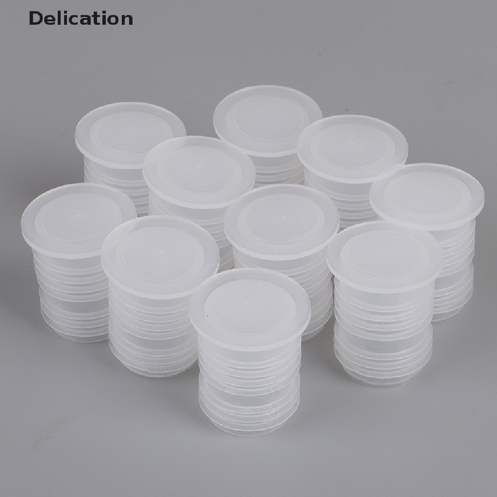 Set 10 Nút Đậy Chai Rượu Vang Bằng Thủy Tinh Tiết Kiệm Không Gian