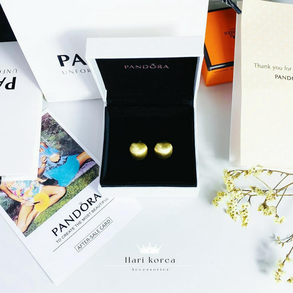 Bông tai tròn đơn giản, khuyên tai xinh tiểu thư rễ phối đồ, phụ kiện trang sức nữ Hari korea accessories