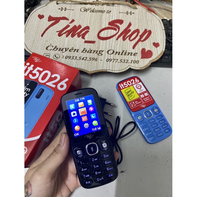 Điện thoại itel it5026 loa to phím to pin trâu có hỗ trợ giọng nói 2 sim bảo hành chính hãng 12 tháng | BigBuy360 - bigbuy360.vn