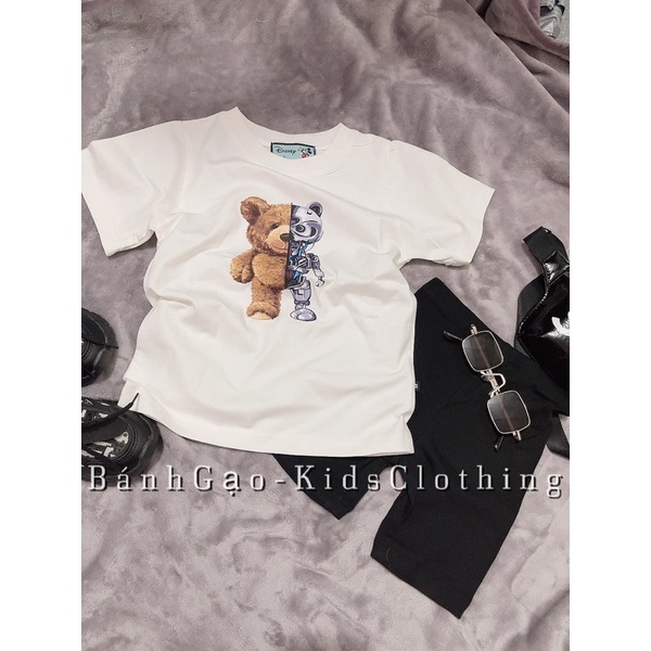 set ngố cho bé, Set ngố hình Gấu xinh xắn cho bé,set đồ cho bé,set đồ hình gấu cho bé,đồ bé gái , đồ