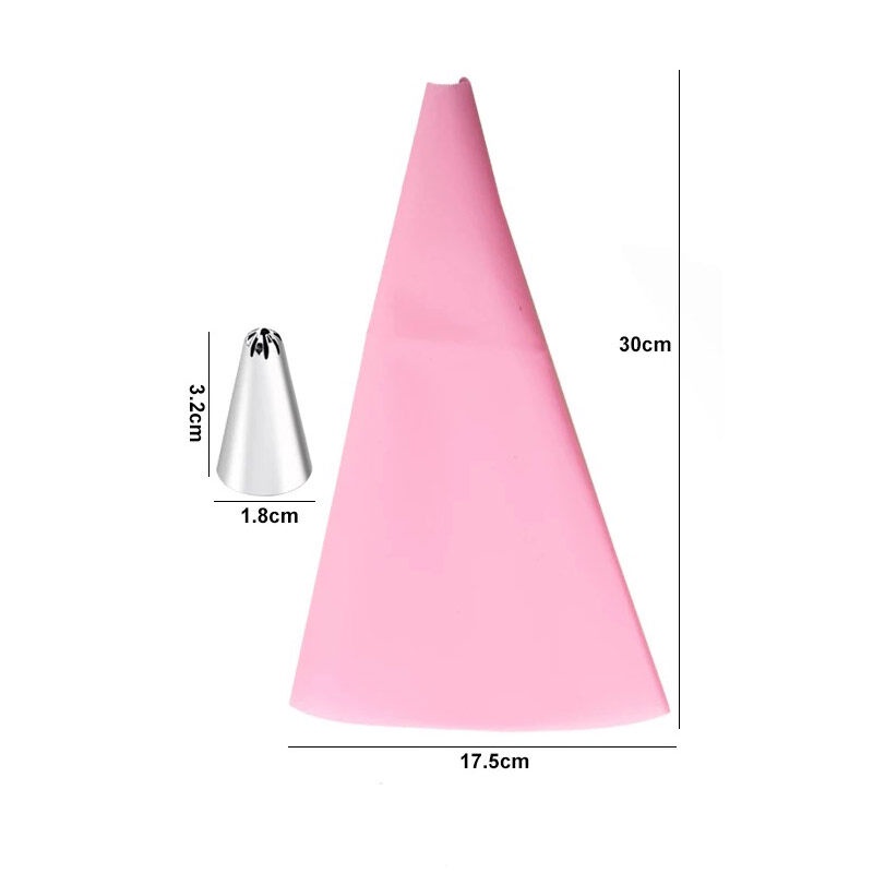 ONLY HOUSE Bộ Vòi Phun Kem Làm Bánh Bằng Thép Không Gỉ 12 24 Đầu