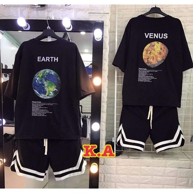 Set áo venus đia cầu kèm quần chữ v có bán lẻ