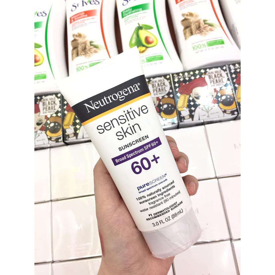 Kem chống nắng Neutrogena Sensitive Skin Sunscreen SPF60+