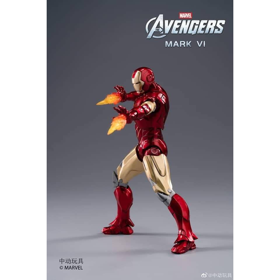 Mô Hình Người Sắt ZD Toys Iron Man Mark VI (MK6) Sacle 1:10