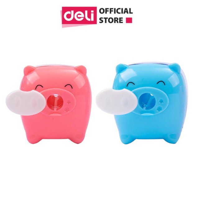 Gọt chì - Đồ chuốt bút chì Hình Chú Heo - Deli 0557