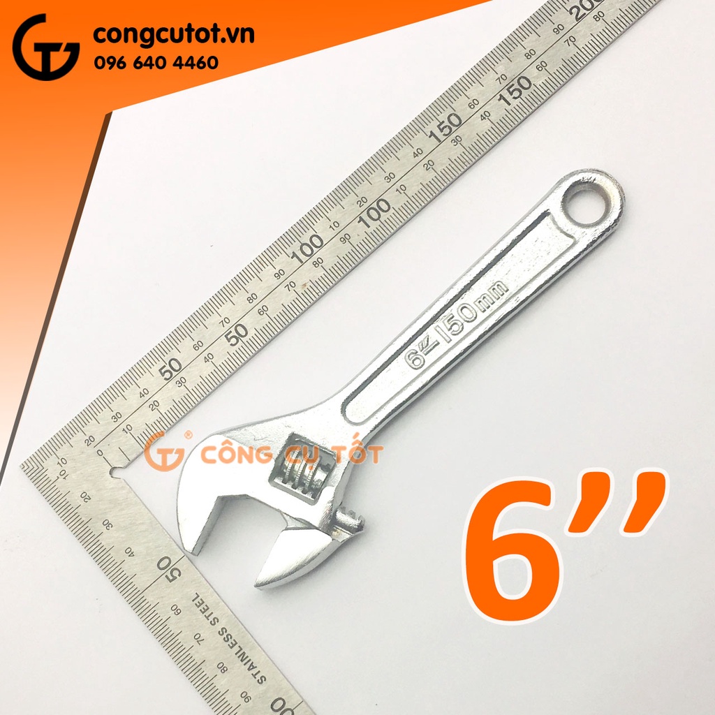 Mỏ lết trắng 6 inch 150mm