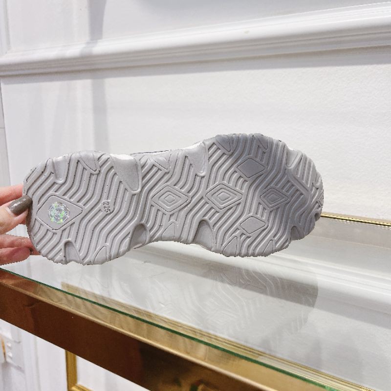 HJm(ẢNH THẬT) Giày Thể Thao Pha Lưới Cắt Thoáng Chân Đế 4p Da Mềm Êm Fullbox Cao Cấp