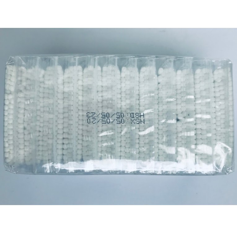 Tăm Bông Trẻ Em Rose Tăm Bông Sơ Sinh Kháng Khuẩn Trẻ Em Công Nghệ Nhật Bản 1 Bịch 80 Que, Combo 12 Bịch
