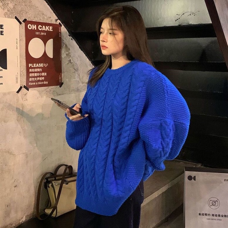 Áo len sweater thu đông 4 màu phong cách ulzzang