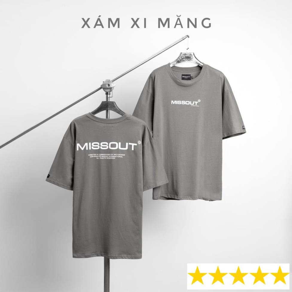 Áo thun Missout basic ss5 nam nữ full tag áo thun tay lỡ nam nữ miss out ss5 freeship FULL TAG