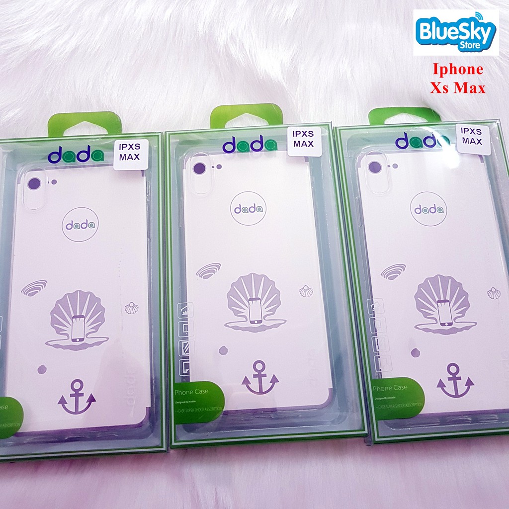 Ốp lưng Iphone Xs Max dẻo trong suốt Dada