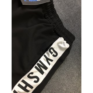 Quần short gymshark mix trắng