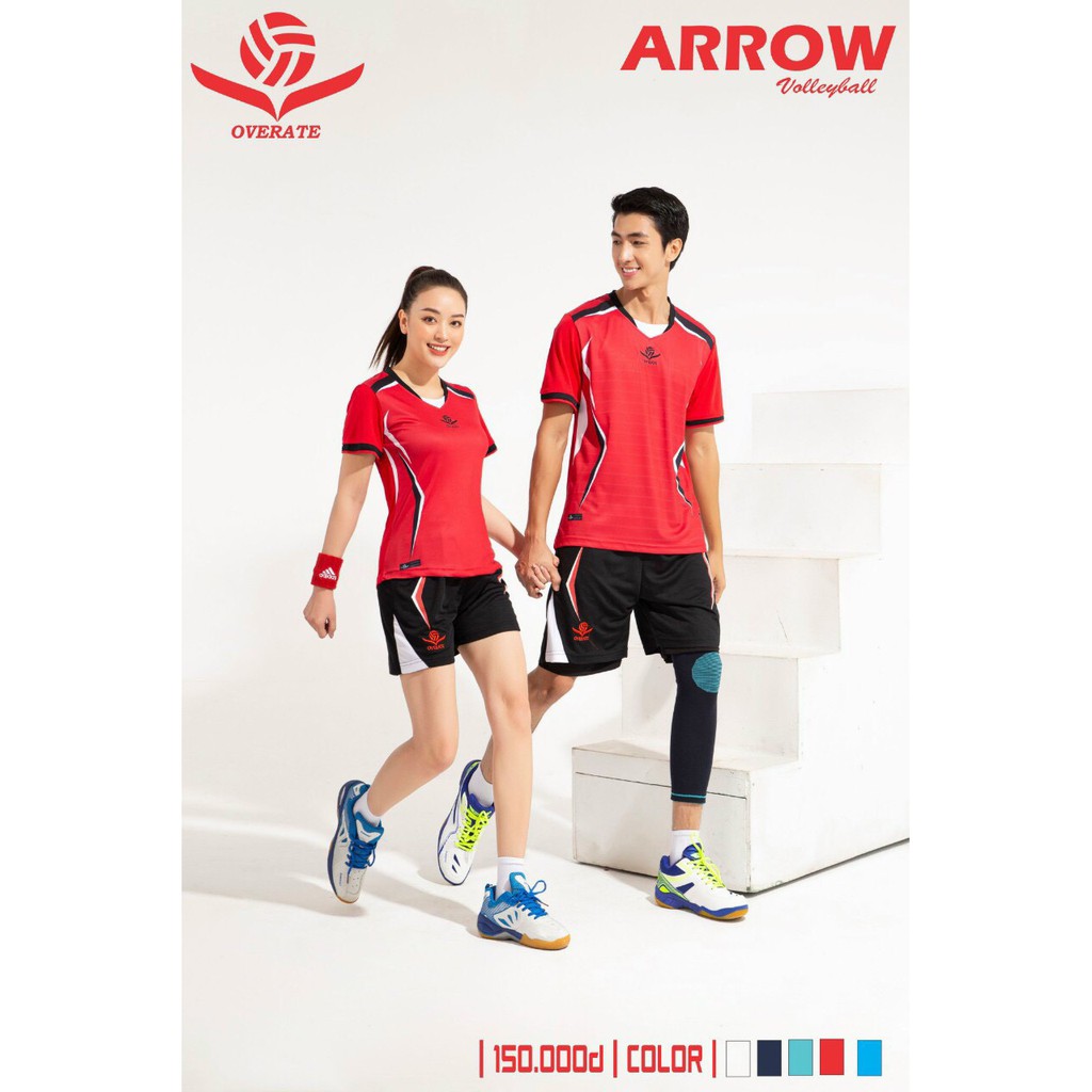 ÁO BÓNG CHUYỀN OVERATE NAM NỮ 03 MÀU