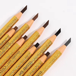 Chì kẻ mày xé chuyên dụng phong cách GOLD chống thấm nước lâu trôi gẩy sợi chuyên nghiệp