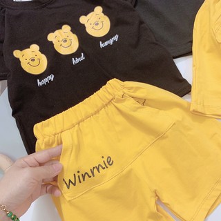 set quần áo pooh cho bé iu