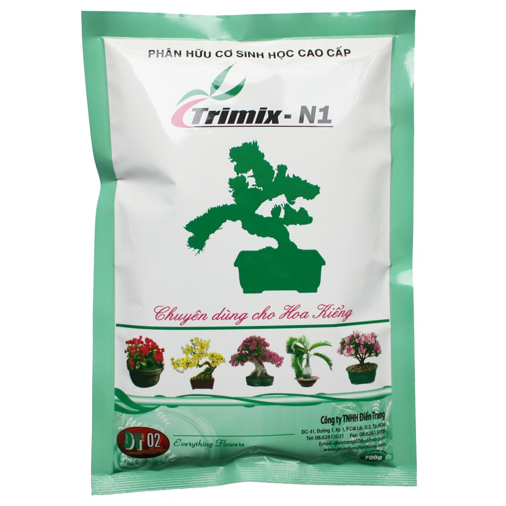 Phân hữu cơ sinh học tan chậm TRIMIX-DT N1 700G