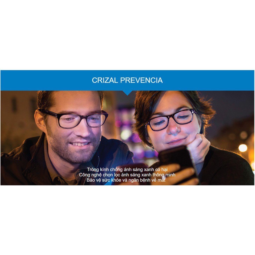 Tròng Kính Essilor 1.56 Blu Prevencia - Chính Hãng Pháp