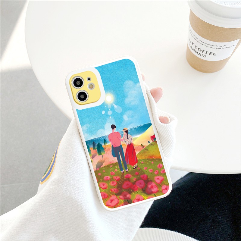 (IPHONE ] Ốp Lưng  Bảo Vệ CAMERA  vuông Fall in Love ốp iphone 12 pro /x/ 8plus/11 pro/11/12 pro max/13/promax tr247