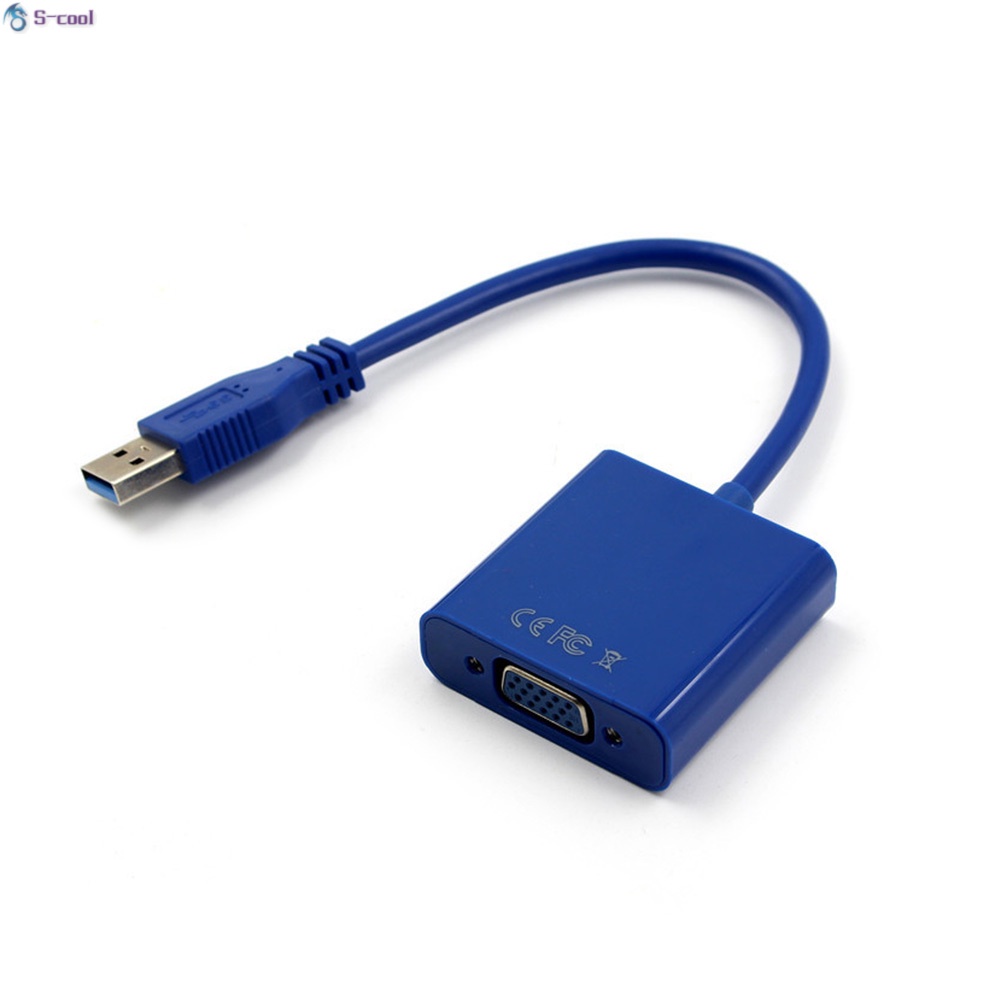 Dây cáp chuyển đổi USB 3.0 sang VGA nhiều cổng thẻ đồ họa | BigBuy360 - bigbuy360.vn